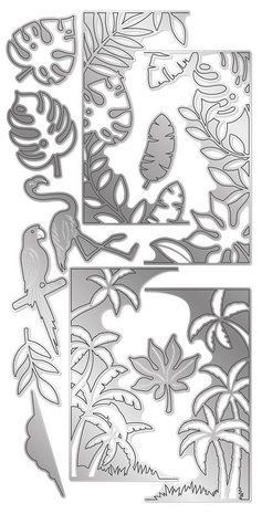 Gemini Tropical Paradise Create-a-Card Dies (GEM-MD-CAD-TRPAR) Gemini Tropical Paradise Create-a-Card Dies (GEM-MD-CAD-TRPAR)