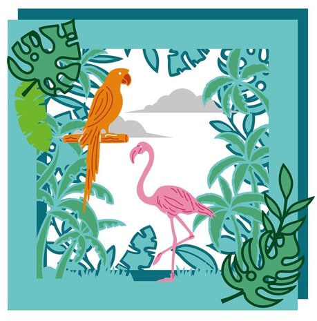 Gemini Tropical Paradise Create-a-Card Dies (GEM-MD-CAD-TRPAR) Gemini Tropical Paradise Create-a-Card Dies (GEM-MD-CAD-TRPAR)