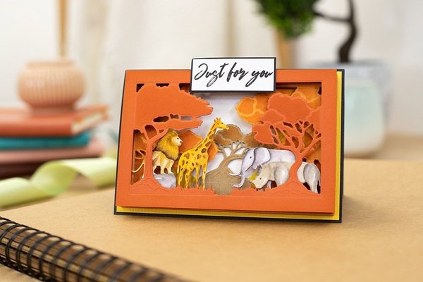 Gemini African Savannah Create-a-Card Dies (GEM-MD-CAD-AFSAV)