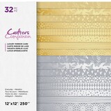 Crafter's Companion Everyday Metallics 12x12 Inch Luxury Mirror Card Pad (CC-LMC12-EVMET-32)