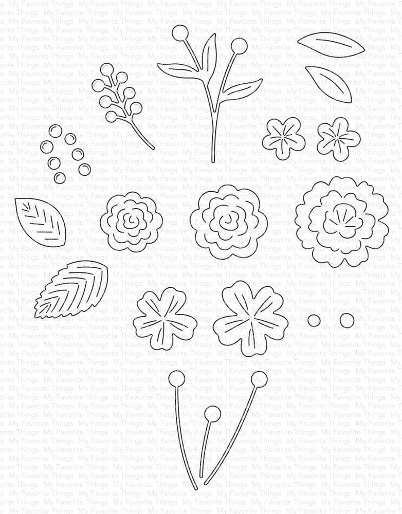 My Favorite Things Die-namics Flower Bouquet (MFT-2246) My Favorite Things Die-namics Flower Bouquet (MFT-2246)
