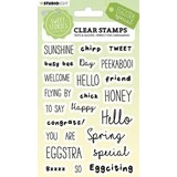 Studio Light Sweet Stories Collection Eggstra Special Quotes Clear Stamps (SL-SS-STAMP215)