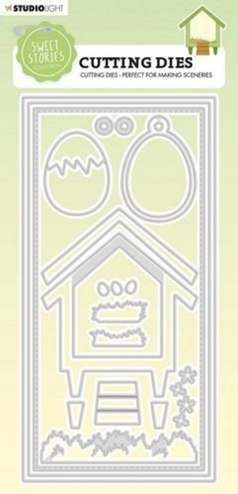 Studio Light Sweet Stories Collection Snijmal Slimline Henhouse (SL-SS-CD207) Studio Light Sweet Stories Collection Snijmal Slimline Henhouse (SL-SS-CD207)