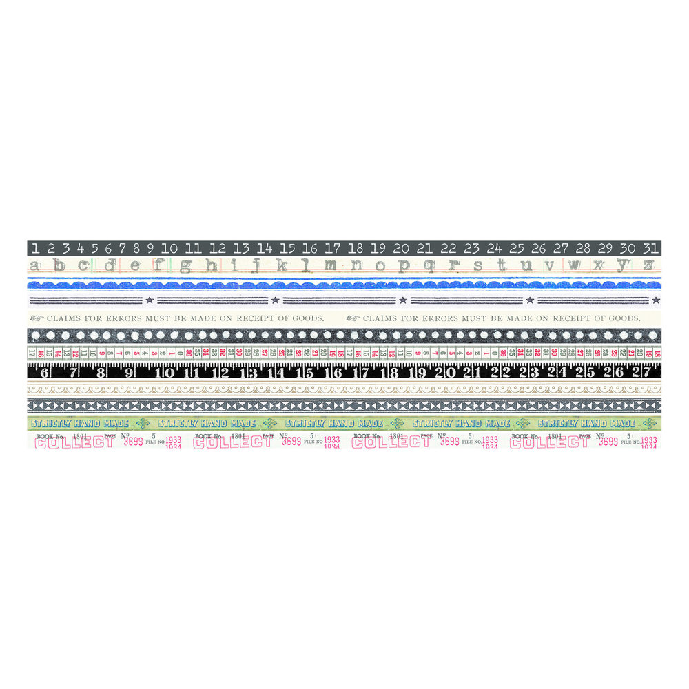 Idea-ology Tim Holtz Design Tape Trims (TH94218) Idea-ology Tim Holtz Design Tape Trims (TH94218)