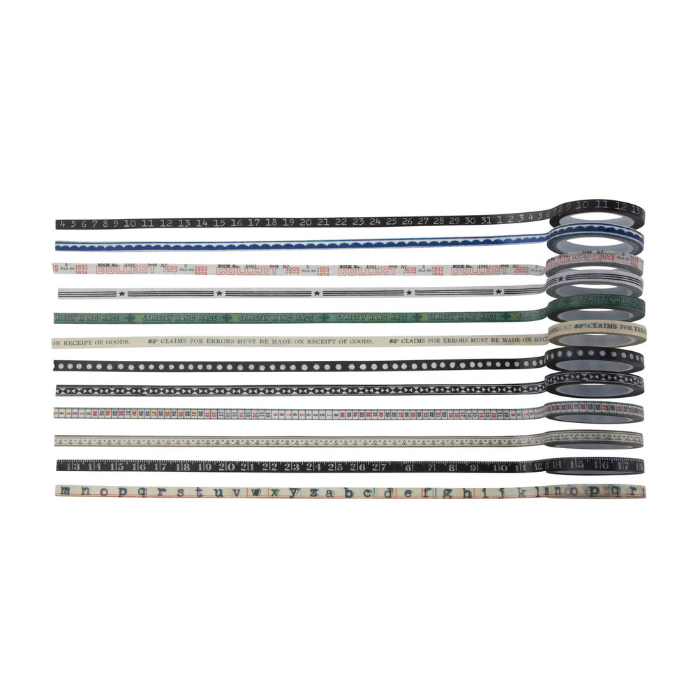 Idea-ology Tim Holtz Design Tape Trims (TH94218) Idea-ology Tim Holtz Design Tape Trims (TH94218)