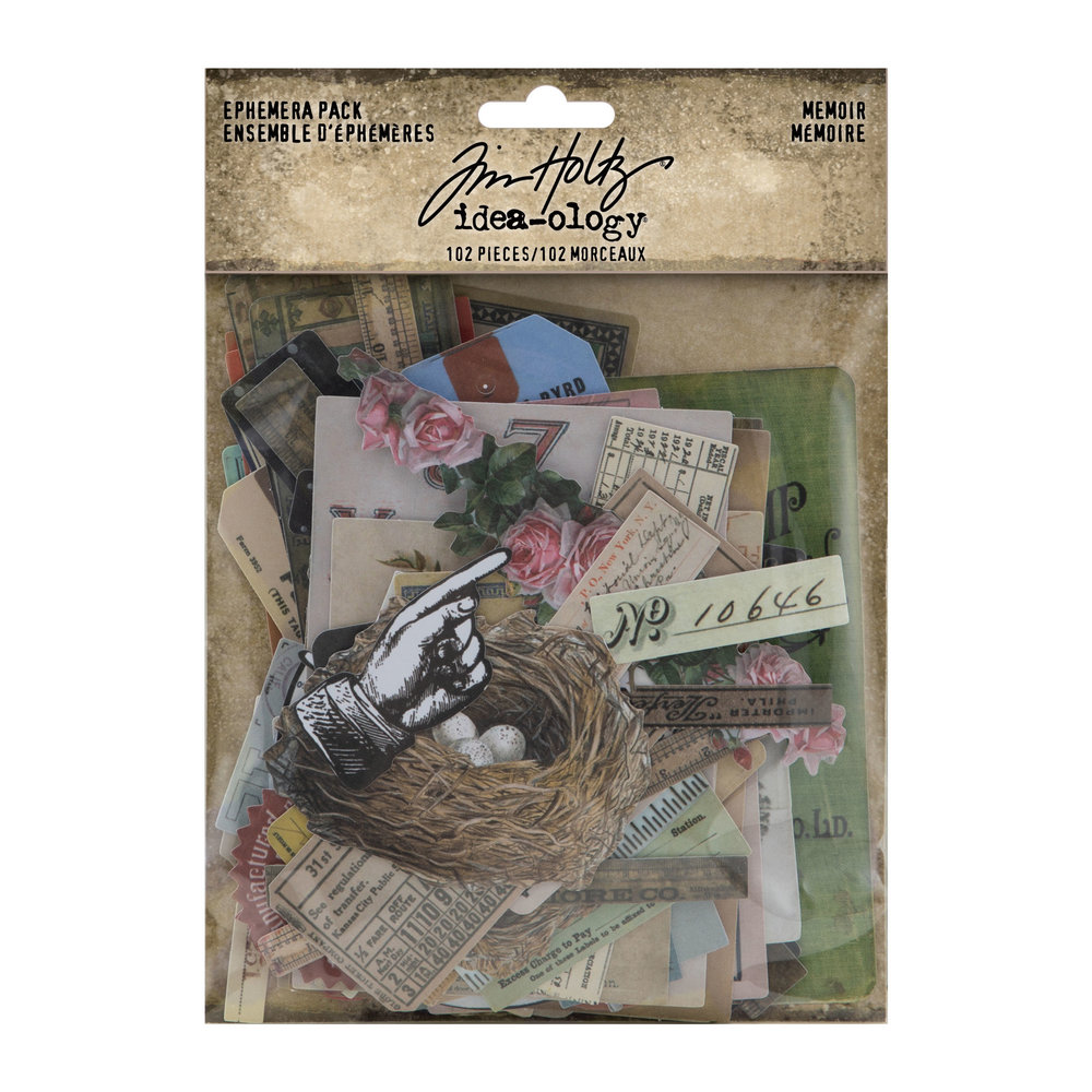 Idea-ology Tim Holtz Ephemera Pack Memoir (TH94221) Idea-ology Tim Holtz Ephemera Pack Memoir (TH94221)