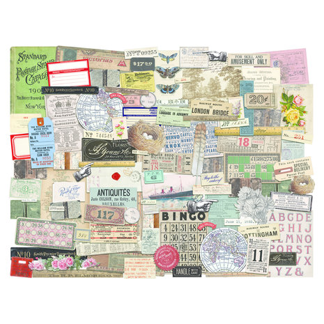 Idea-ology Tim Holtz Ephemera Pack Memoir (TH94221) Idea-ology Tim Holtz Ephemera Pack Memoir (TH94221)