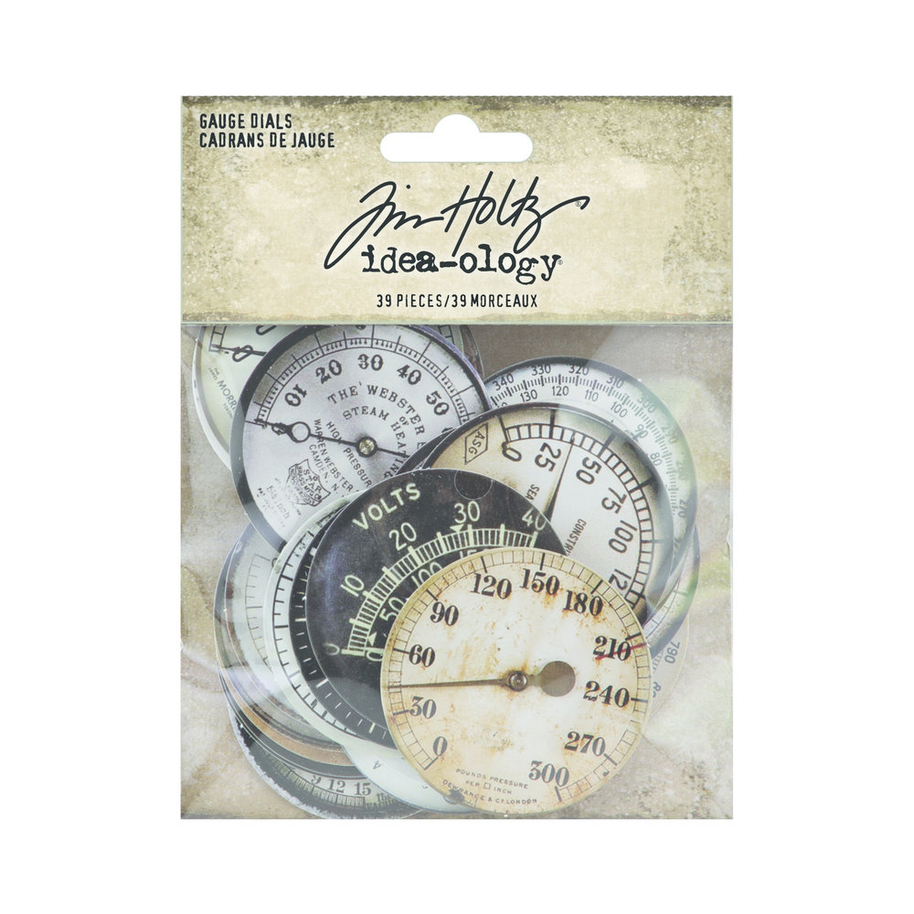 Idea-ology Tim Holtz Gauge Dials (TH94225) Idea-ology Tim Holtz Gauge Dials (TH94225)