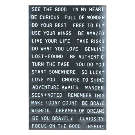 Idea-ology Tim Holtz Label Stickers Thoughts (TH94229)