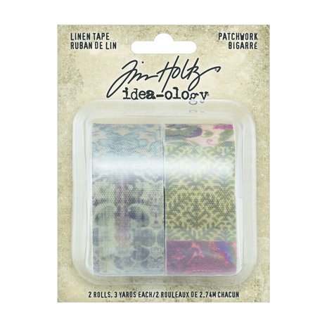 Idea-ology Tim Holtz Linen Tape Patchwork (TH94230) Idea-ology Tim Holtz Linen Tape Patchwork (TH94230)