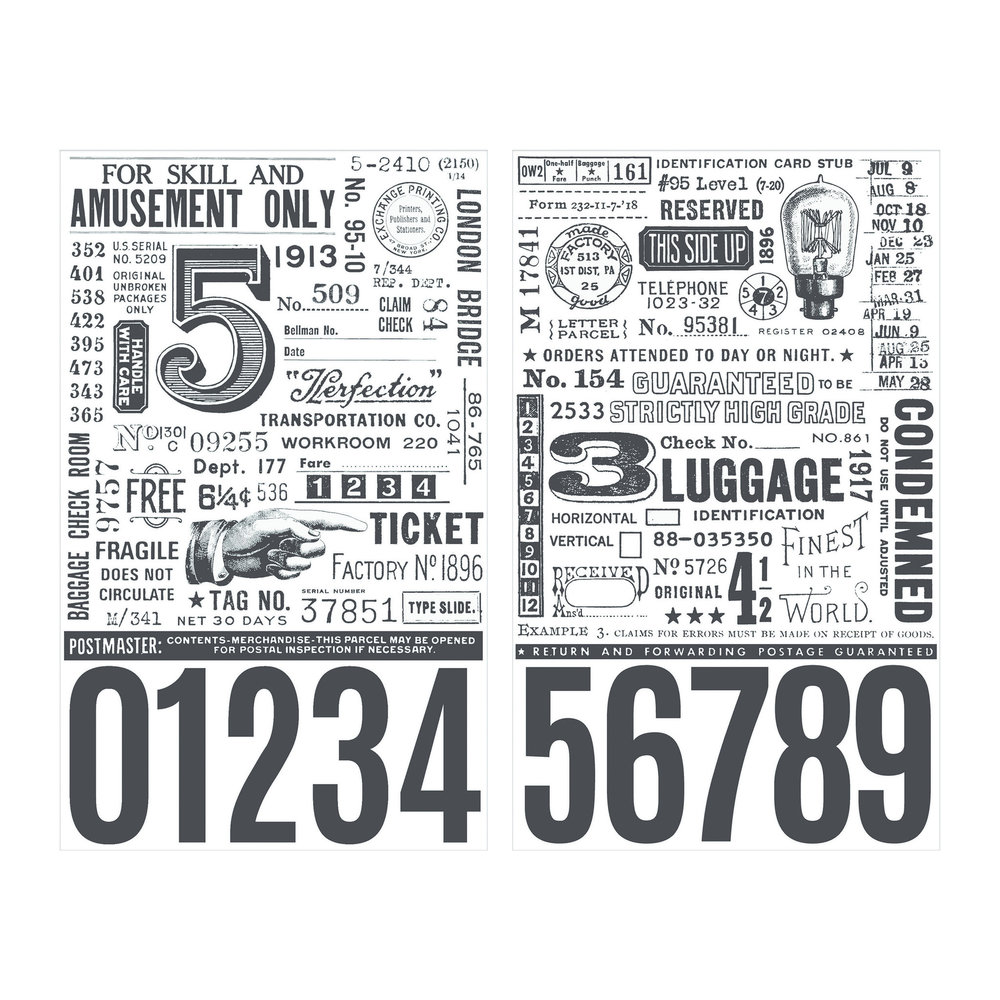 Idea-ology Tim Holtz Remnant Rubs Eccentric (TH94237)