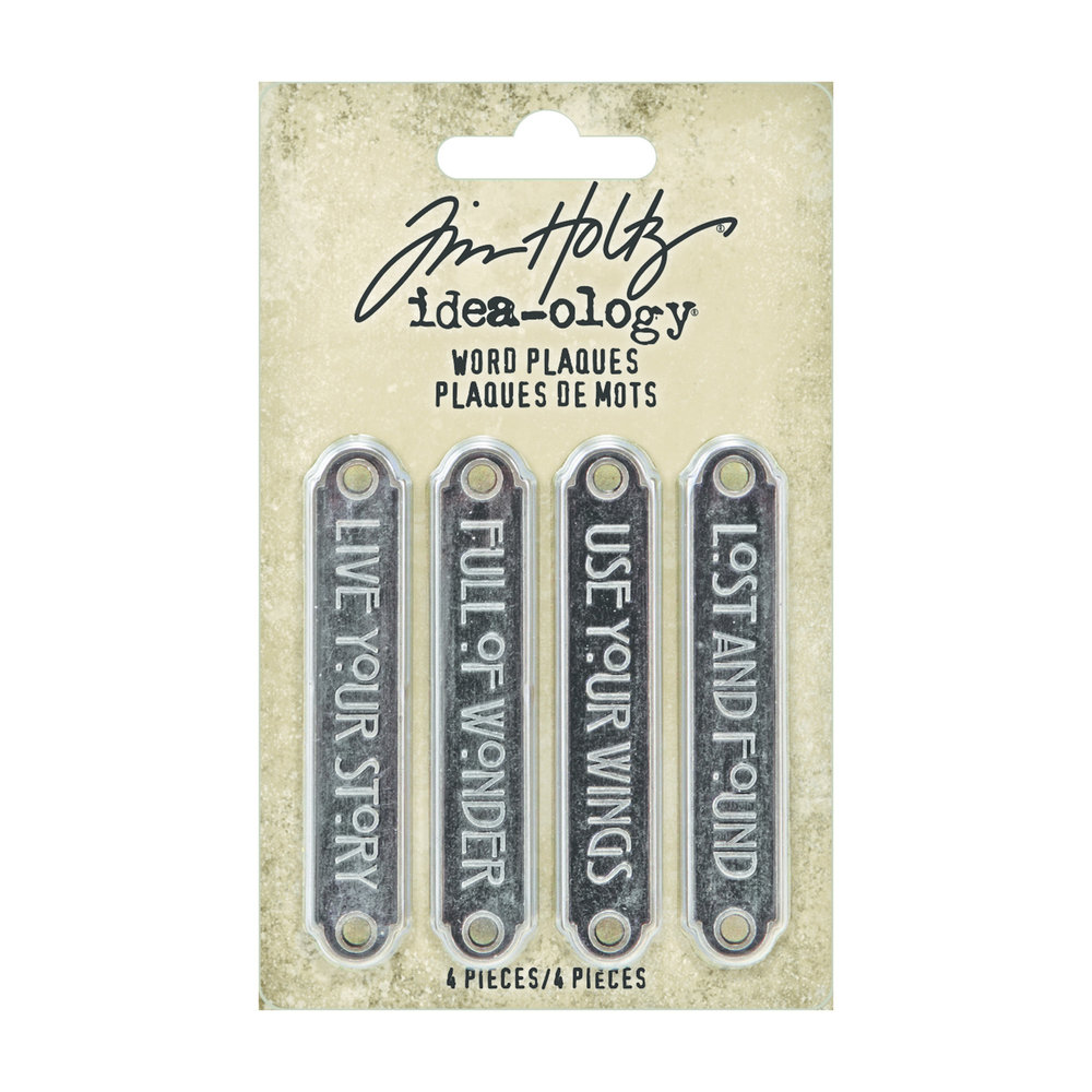 Idea-ology Tim Holtz Word Plaques (TH94246) Idea-ology Tim Holtz Word Plaques (TH94246)