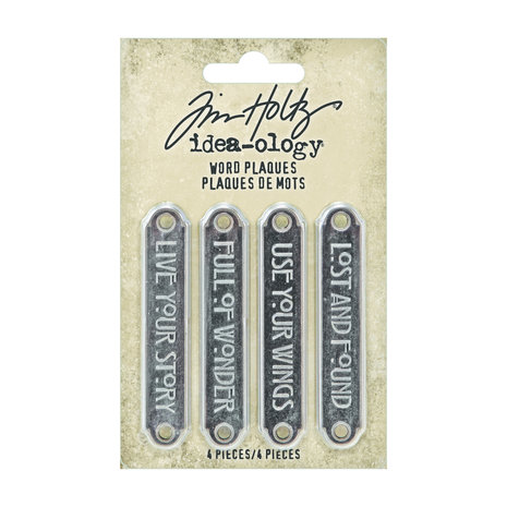Idea-ology Tim Holtz Word Plaques (TH94246) Idea-ology Tim Holtz Word Plaques (TH94246)