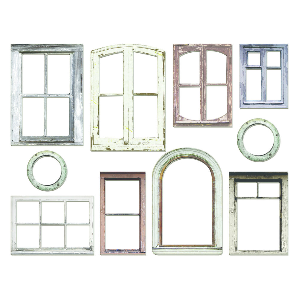 Window Frame Board Idea-ology Tim Holtz Baseboards Window Frames (TH94248) - Paperpads.nl