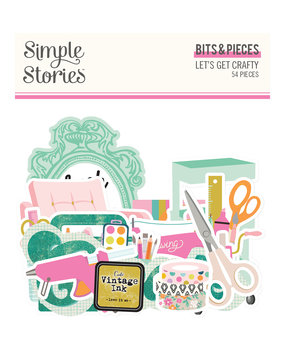 Simple Stories Let's Get Crafty - Stencil Paper Clips