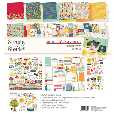 Simple Stories Summer Lovin' Collector's Essential Kit (17330)