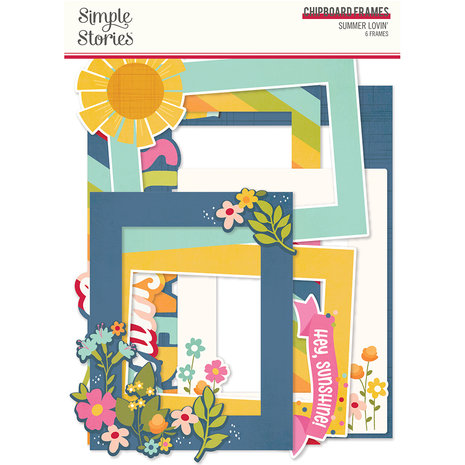 Simple Stories Summer Lovin' Chipboard Frames (17320) Simple Stories Summer Lovin' Chipboard Frames (17320)