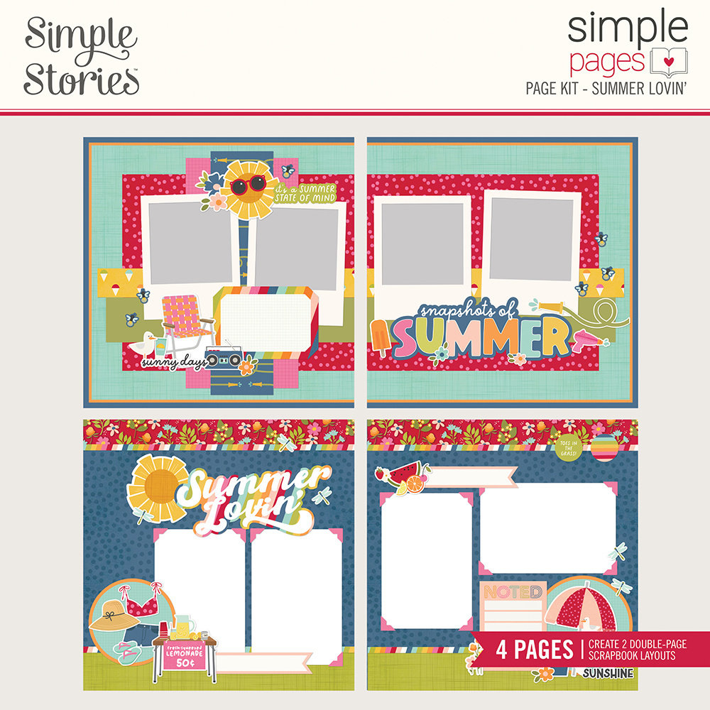 Simple Stories Summer Lovin' Simple Pages Kit (17328) Simple Stories Summer Lovin' Simple Pages Kit (17328)