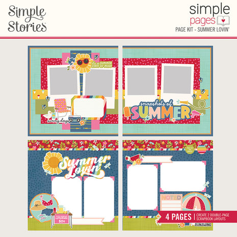 Simple Stories Summer Lovin' Simple Pages Kit (17328) Simple Stories Summer Lovin' Simple Pages Kit (17328)