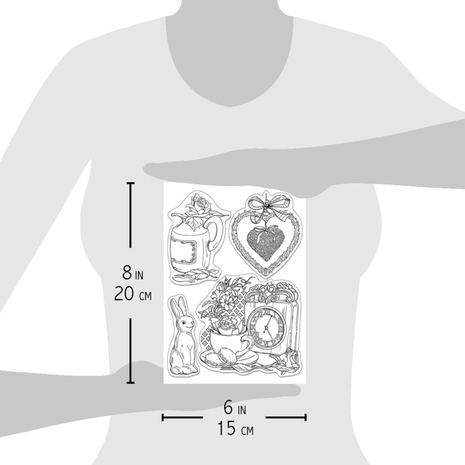 Ciao Bella Papercrafting Spring Time A5 Clear Stamps (PS8045) Ciao Bella Papercrafting Spring Time A5 Clear Stamps (PS8045)