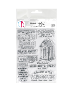 Ciao Bella Papercrafting Farmhouse Garden A5 Clear Stamps (PS8046) Ciao Bella Papercrafting Farmhouse Garden A5 Clear Stamps (PS8046)