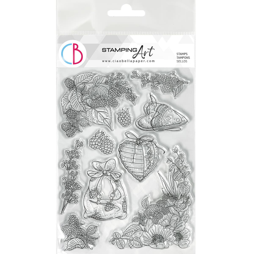 Ciao Bella Papercrafting Blackberries A5 Clear Stamps (PS8047) Ciao Bella Papercrafting Blackberries A5 Clear Stamps (PS8047)