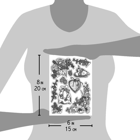 Ciao Bella Papercrafting Blackberries A5 Clear Stamps (PS8047) Ciao Bella Papercrafting Blackberries A5 Clear Stamps (PS8047)