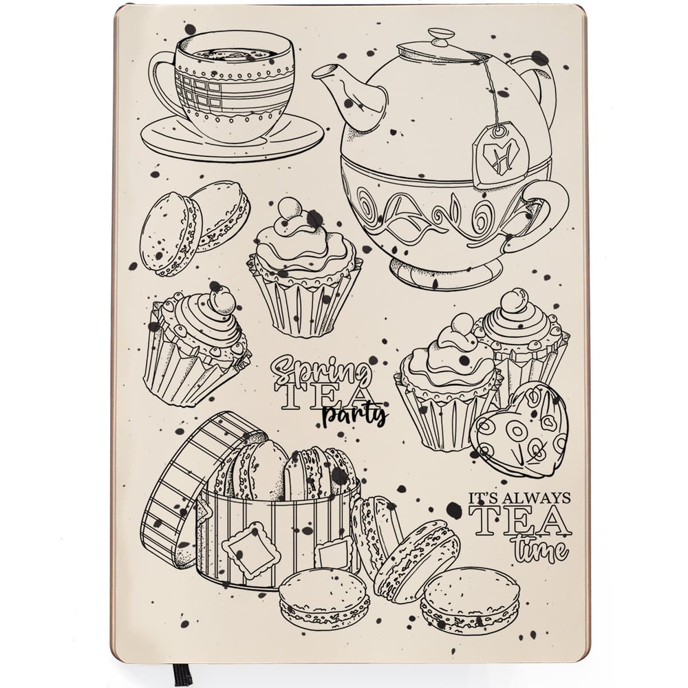 Ciao Bella Papercrafting Spring Tea Party A5 Clear Stamps (PS8049) Ciao Bella Papercrafting Spring Tea Party A5 Clear Stamps (PS8049)