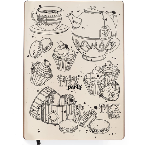 Ciao Bella Papercrafting Spring Tea Party A5 Clear Stamps (PS8049) Ciao Bella Papercrafting Spring Tea Party A5 Clear Stamps (PS8049)