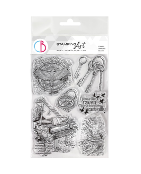 Ciao Bella Papercrafting Gothika A5 Clear Stamps (PS8055) Ciao Bella Papercrafting Gothika A5 Clear Stamps (PS8055)