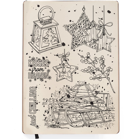 Ciao Bella Papercrafting Winter Chill A5 Clear Stamps (PS8057) Ciao Bella Papercrafting Winter Chill A5 Clear Stamps (PS8057)