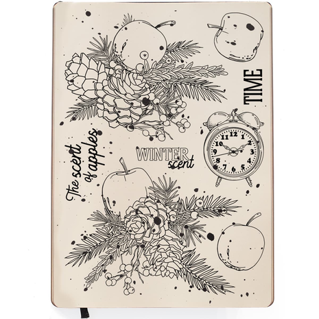 Ciao Bella Papercrafting Golden Apples A5 Clear Stamps (PS8058) Ciao Bella Papercrafting Golden Apples A5 Clear Stamps (PS8058)