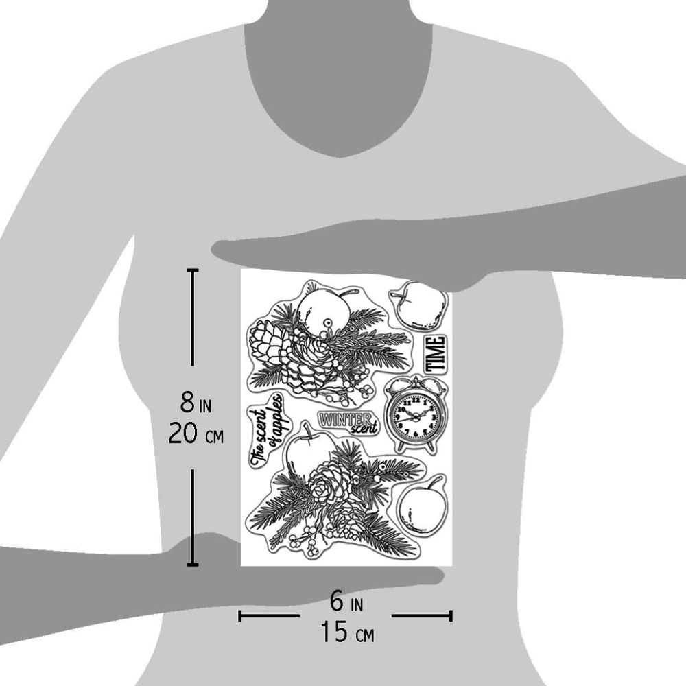 Ciao Bella Papercrafting Golden Apples A5 Clear Stamps (PS8058) Ciao Bella Papercrafting Golden Apples A5 Clear Stamps (PS8058)