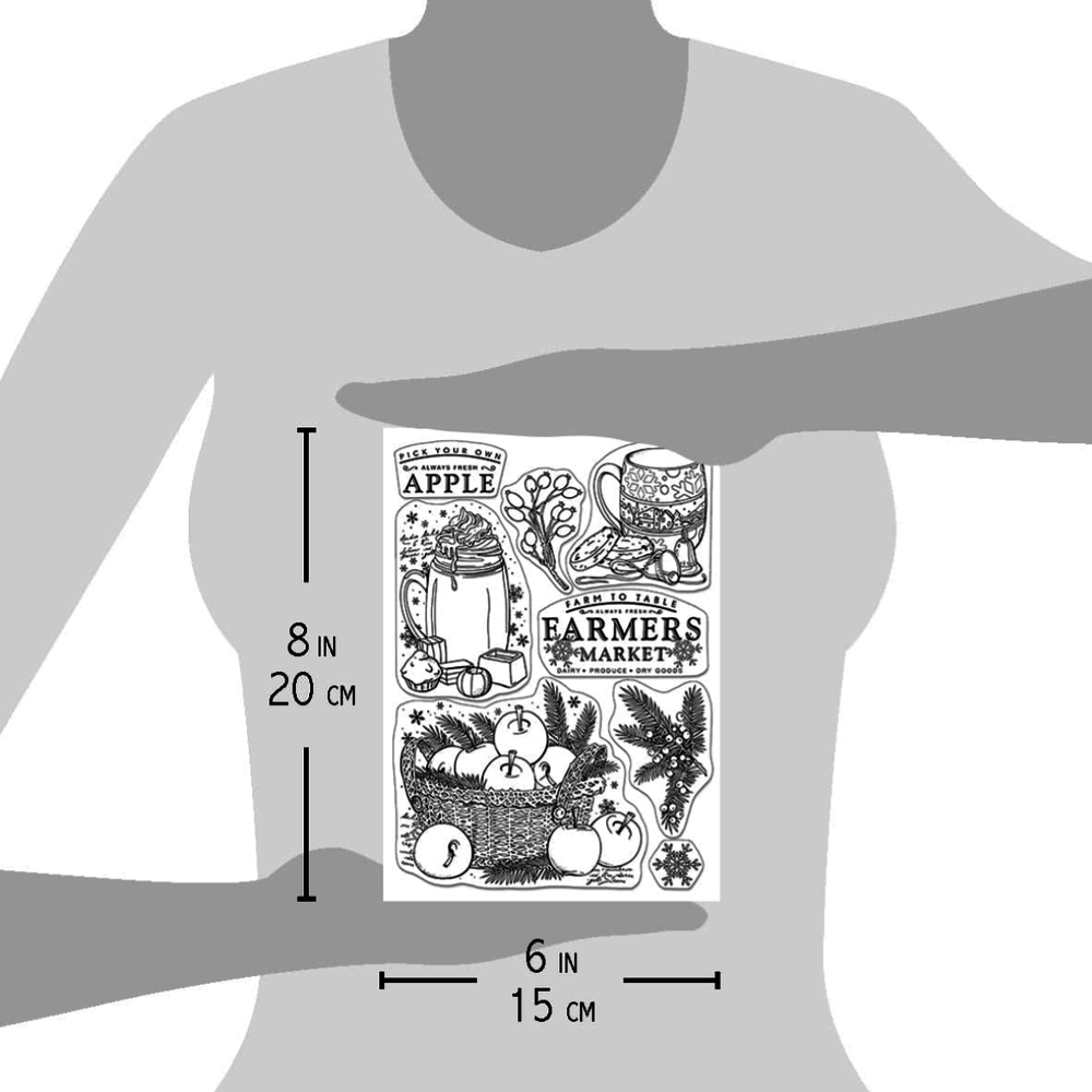 Ciao Bella Papercrafting Pick Your Own Apple A5 Clear Stamps (PS8059) Ciao Bella Papercrafting Pick Your Own Apple A5 Clear Stamps (PS8059)