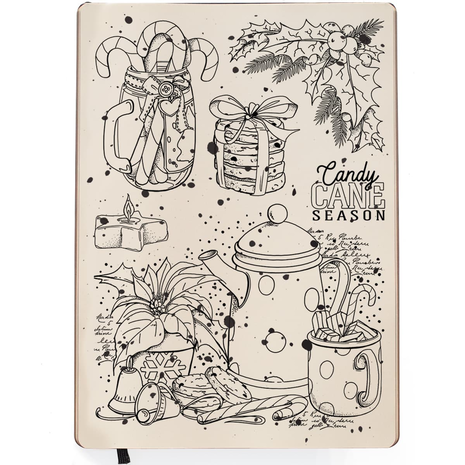 Ciao Bella Papercrafting Candy Cane Season A5 Clear Stamps (PS8060) Ciao Bella Papercrafting Candy Cane Season A5 Clear Stamps (PS8060)