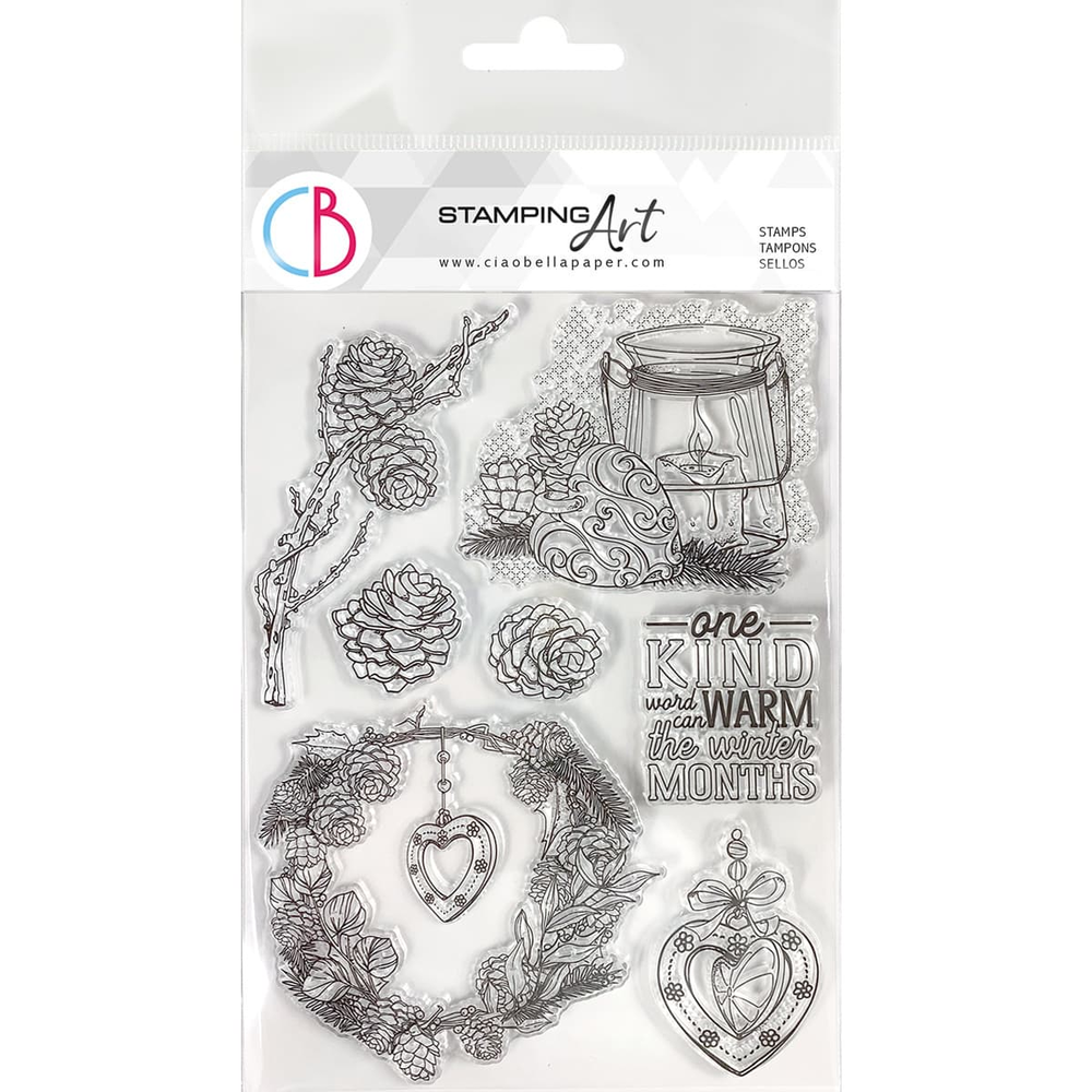 Ciao Bella Papercrafting Warm Heart A5 Clear Stamps (PS8062) Ciao Bella Papercrafting Warm Heart A5 Clear Stamps (PS8062)