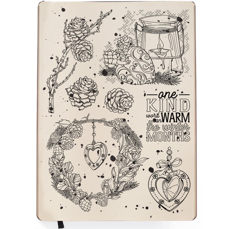 Ciao Bella Papercrafting Warm Heart A5 Clear Stamps (PS8062) Ciao Bella Papercrafting Warm Heart A5 Clear Stamps (PS8062)