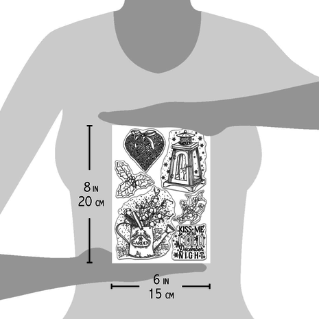 Ciao Bella Papercrafting December Night A5 Clear Stamps (PS8063) Ciao Bella Papercrafting December Night A5 Clear Stamps (PS8063)