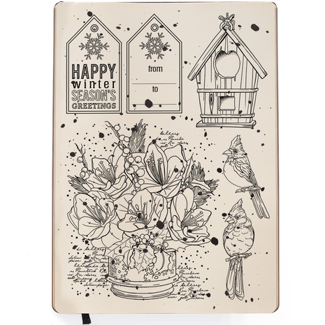 Ciao Bella Papercrafting Happy Winter Season A5 Clear Stamps (PS8064) Ciao Bella Papercrafting Happy Winter Season A5 Clear Stamps (PS8064)