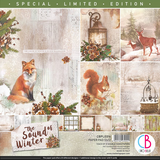 Ciao Bella Papercrafting The Sound of Winter 12x12 Inch Paper Pad (CBLE016)