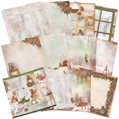 Ciao Bella Papercrafting The Sound of Winter 12x12 Inch Paper Pad (CBLE016) Ciao Bella Papercrafting The Sound of Winter 12x12 Inch Paper Pad (CBLE016)