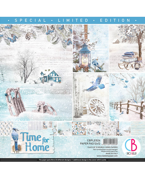 Ciao Bella Papercrafting Time for Home 12x12 Inch Paper Pad (CBLE024) Ciao Bella Papercrafting Time for Home 12x12 Inch Paper Pad (CBLE024)
