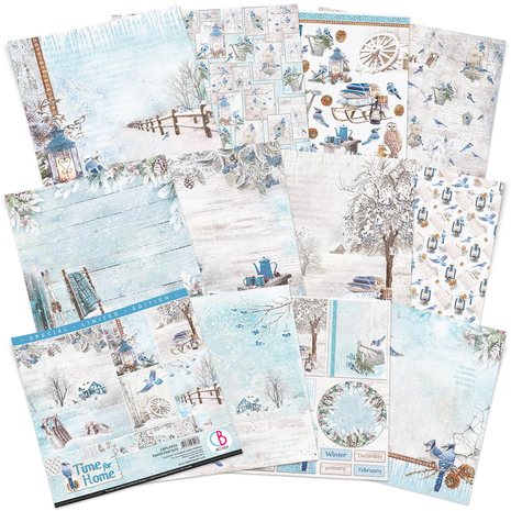 Ciao Bella Papercrafting Time for Home 12x12 Inch Paper Pad (CBLE024) Ciao Bella Papercrafting Time for Home 12x12 Inch Paper Pad (CBLE024)