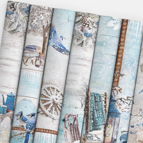 Ciao Bella Papercrafting Time for Home 12x12 Inch Paper Pad (CBLE024) Ciao Bella Papercrafting Time for Home 12x12 Inch Paper Pad (CBLE024)