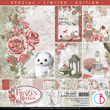 Ciao Bella Papercrafting Frozen Roses 12x12 Inch Paper Pad (CBLE039)