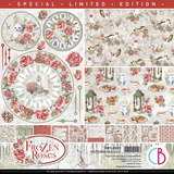 Ciao Bella Papercrafting Frozen Roses 12x12 Inch Patterns Pad (CBTLE039)