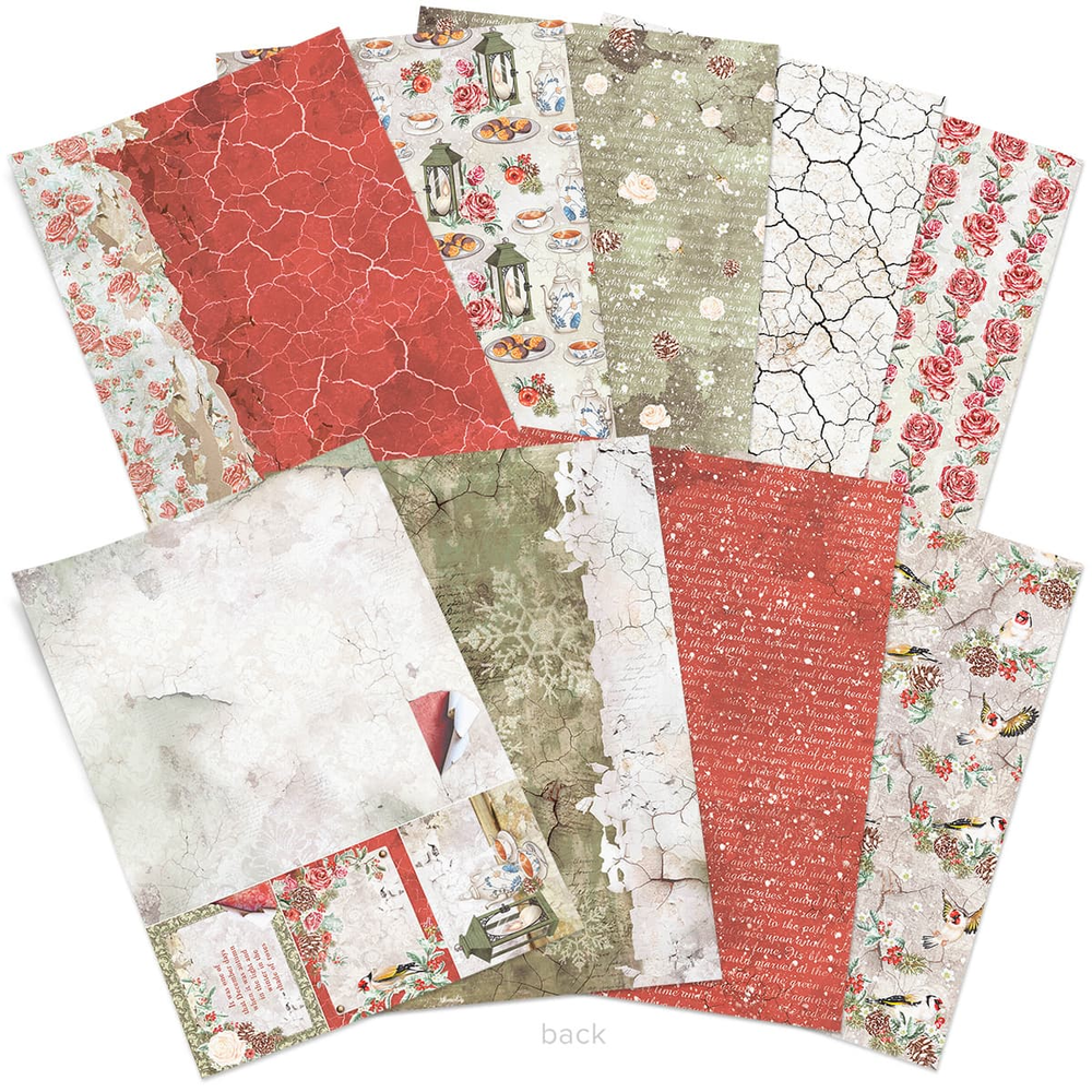 Ciao Bella Papercrafting Frozen Roses A4 Creative Pad (CBCLE039) Ciao Bella Papercrafting Frozen Roses A4 Creative Pad (CBCLE039)