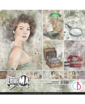 Ciao Bella Papercrafting Enigma 12x12 Inch Paper Pad (CBPM052)