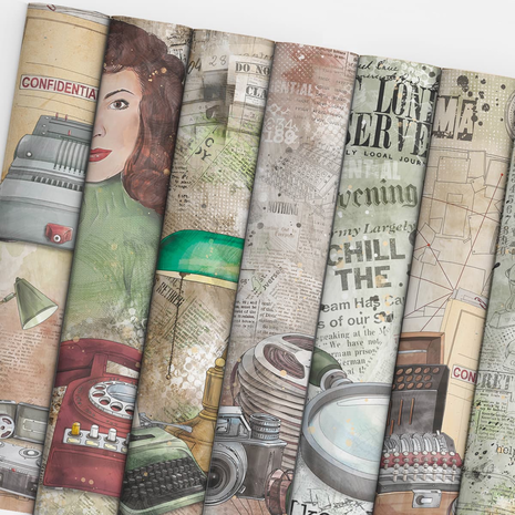 Ciao Bella Papercrafting Enigma 12x12 Inch Paper Pad (CBPM052)