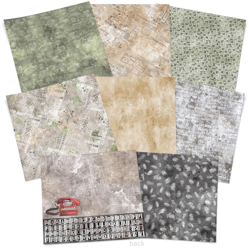 Ciao Bella Papercrafting Enigma 12x12 Inch Patterns Pad (CBT052) Ciao Bella Papercrafting Enigma 12x12 Inch Patterns Pad (CBT052)